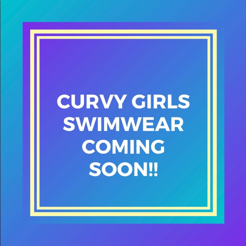 😍😊Plus size swim wear coming soon!!